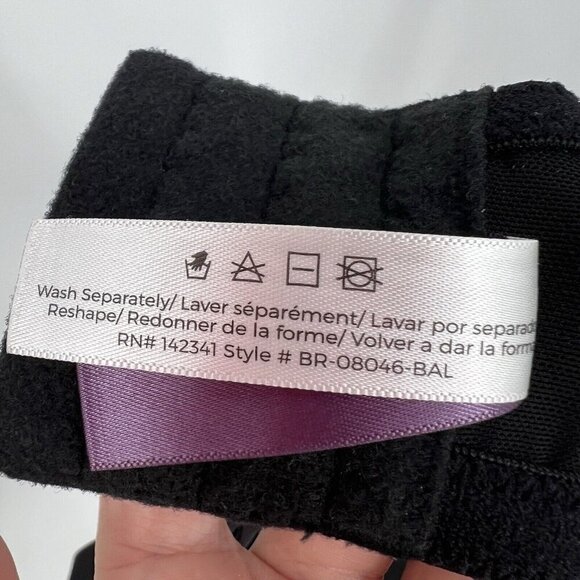 Adore Me Andrelisa Contour Balconette Women's Bra Black Lace 44G Plus Size - Picture 7 of 7